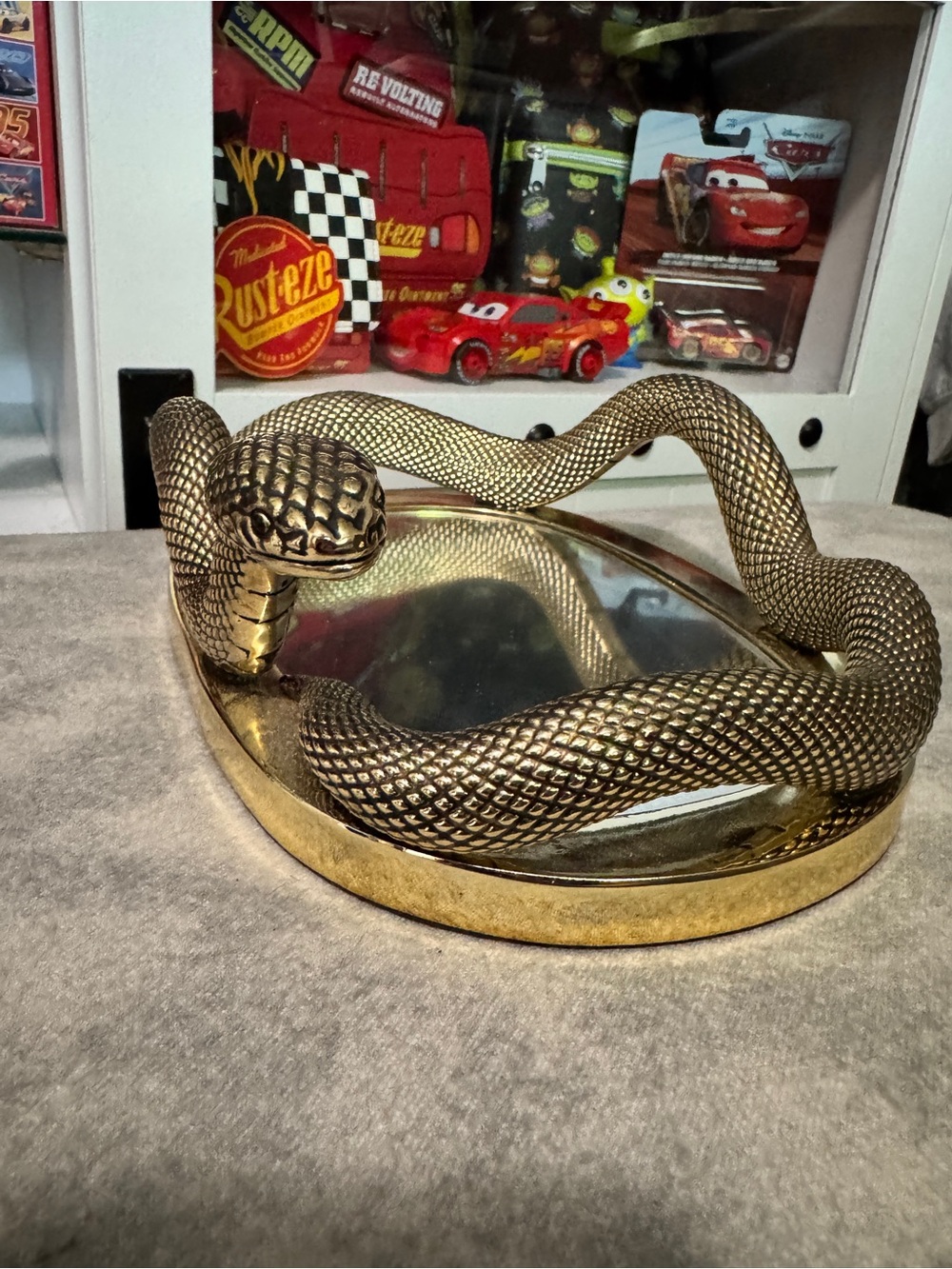 Bath & Body Works Gold Snake Trinket Tray